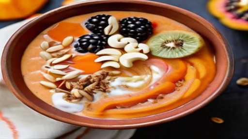 Breakfast Boost: Habanero Papaya Smoothie Bowl