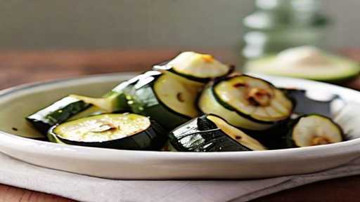 Roasted Zucchini with Garlic