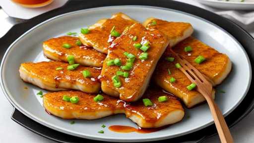 Honey Mustard Coated Pork Slashes