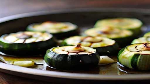 Roasted Zucchini with Garlic