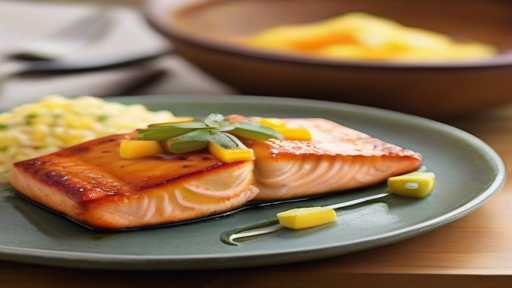 Habanero Mango Glazed Salmon