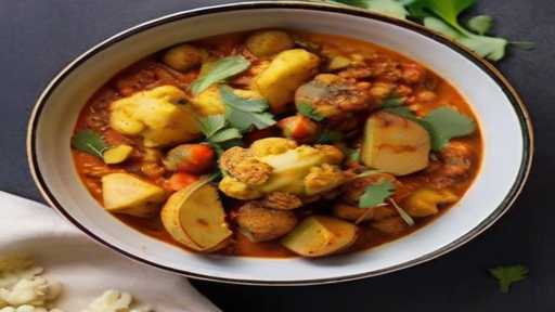 Spicy Vegan Cauliflower Potato Curry Recipe