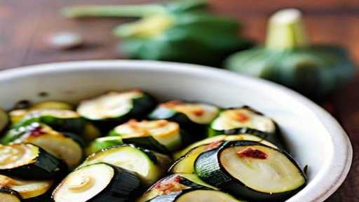 Roasted Zucchini with Garlic