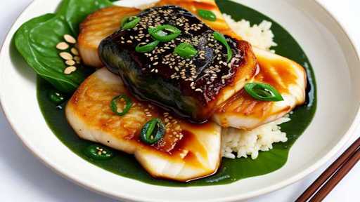 Miso-Coated Cod