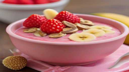 Strawberry Banana Smoothie Bowl