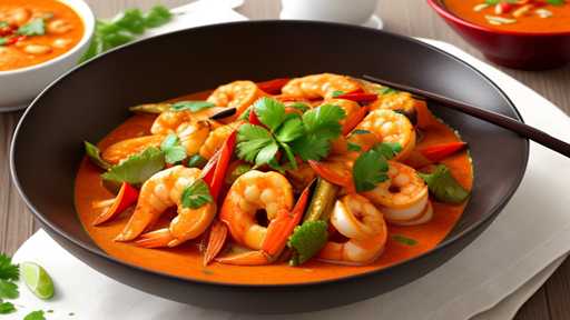 Thai Red Curry Shrimp