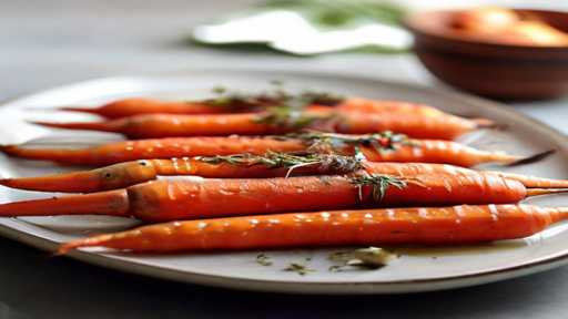 Roasted Carrots with Honey and Thyme