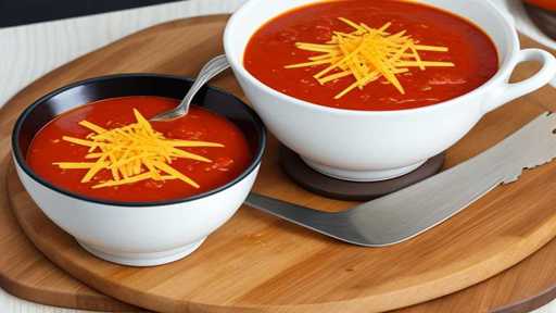 Easy Homemade Tomato Basil Soup with Smoky Barbecued Cheddar