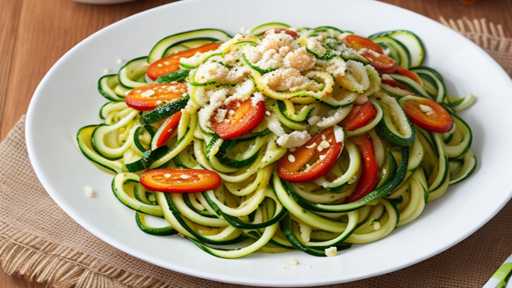 Easy Healthy low-carb dynamite zucchini noodles recipe