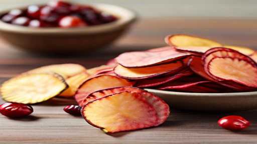 Delicious Unique cranberry flavored potato chips