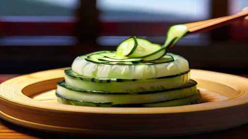 Din Tai Fung cucumber dish