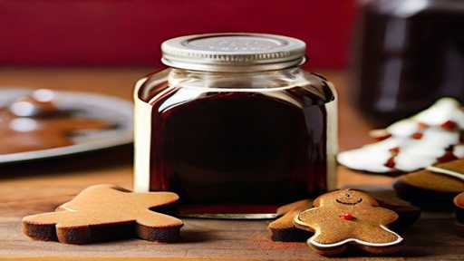 Homemade delicious Gingerbread Spice Syrup