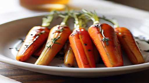 Roasted Carrots with Honey and Thyme