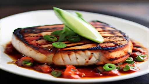 Sambal Grilled Swordfish Steak