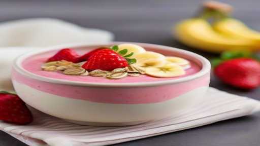 Strawberry Banana Smoothie Bowl