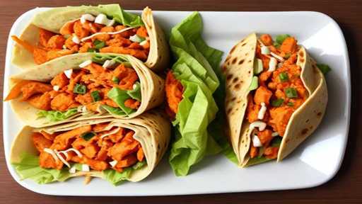 Spicy Buffalo Chicken Wraps