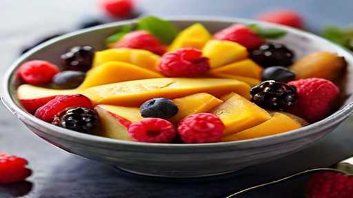 Fuji pear mango berry salad ideas