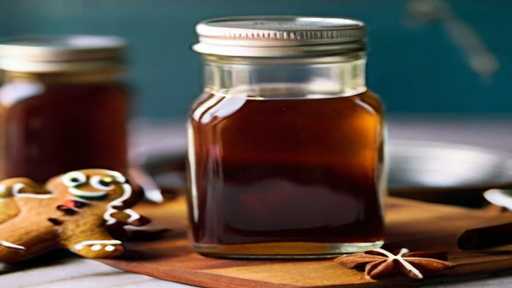 Homemade delicious Gingerbread Spice Syrup