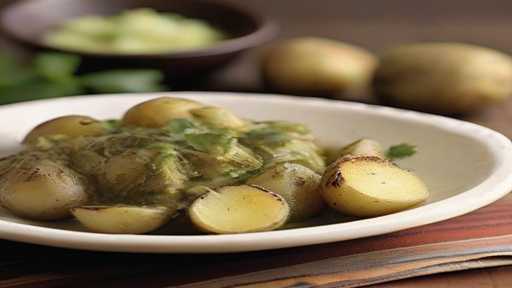 Roasted Green Salsa Verde Potatoes Recipe