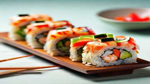 Shrimp and Vegetable Delight Roll 