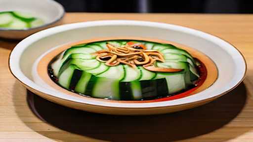 Din Tai Fung cucumber dish