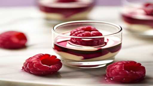 Raspberry Swirl Panna Cotta