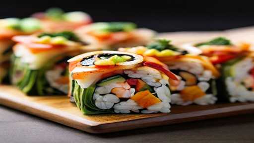 Homemade Healthy Shrimp and Vegetable Delight Roll Recipe