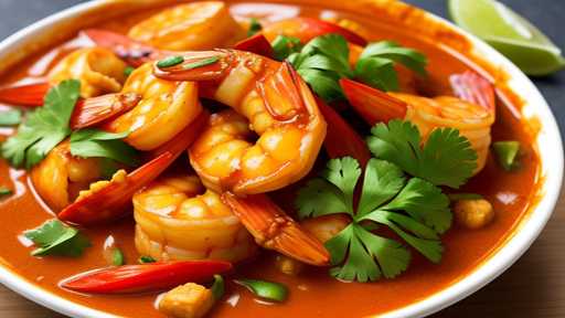 Thai Red Curry Shrimp