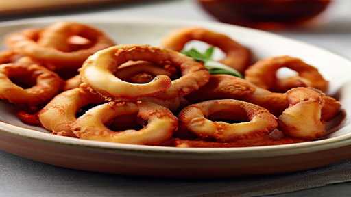 calamari rings with smoked paprika