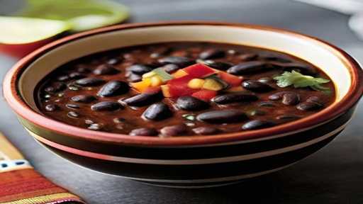 Spanish Black Bean Soup with Smoked Paprika