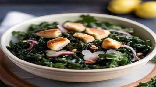 Healthy Homemade Chick-fil-A Kale Salad with Lemon Vinaigrette Recipe