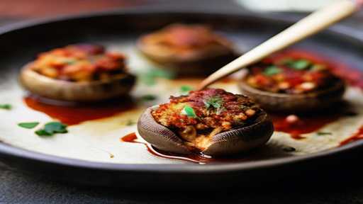 stuffed mushrooms with chorizo ​​and smoked paprika