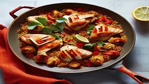 Smoked Paprika Chicken Paella