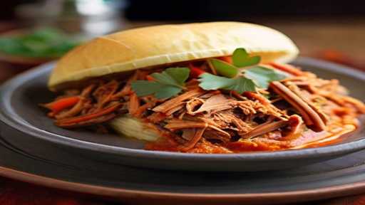 Authentic Spanish pulled pork with smoked paprika